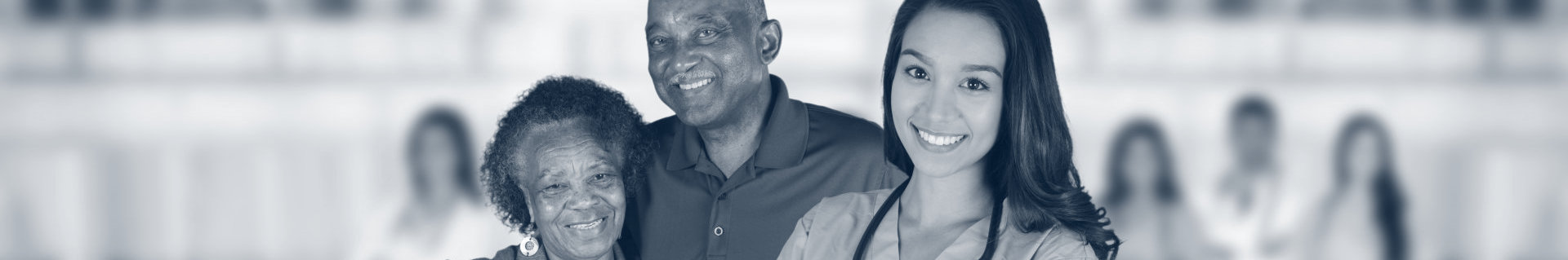 nurse and patient smiling